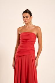 Vestido Longo Terracota Algarve