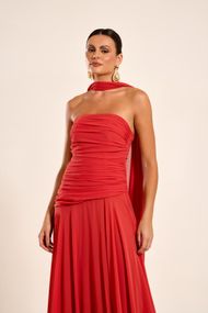 Vestido Longo Terracota Algarve