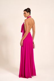 Vestido Longo Pink Escuro Marrocos