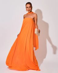 Vestido Longo Coral Florença