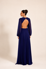 Vestido Longo Azul Marinho Patagônia