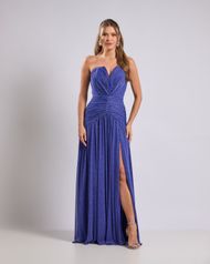  Vestido Longo Azul Bic Atenas