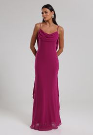 Vestido Longo Fúcsia Boipeba