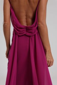 Vestido Longo Fúcsia Boipeba