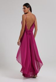 Vestido Longo Fúcsia Boipeba