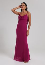Vestido Longo Fúcsia Boipeba