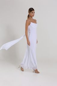 Vestido Longo Branco Boipeba
