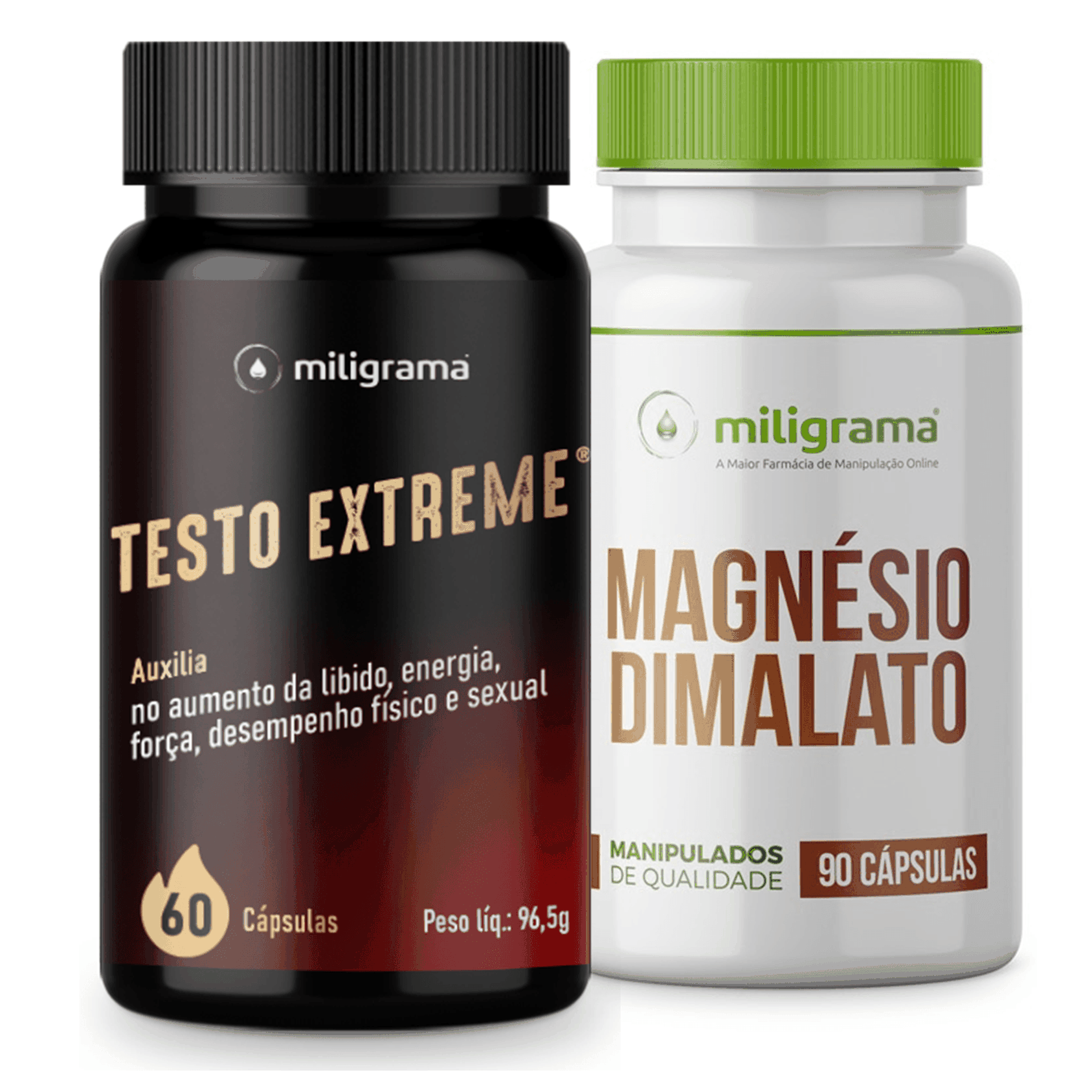 Testo Extreme + Magnésio Dimalato | Farmácia Miligrama