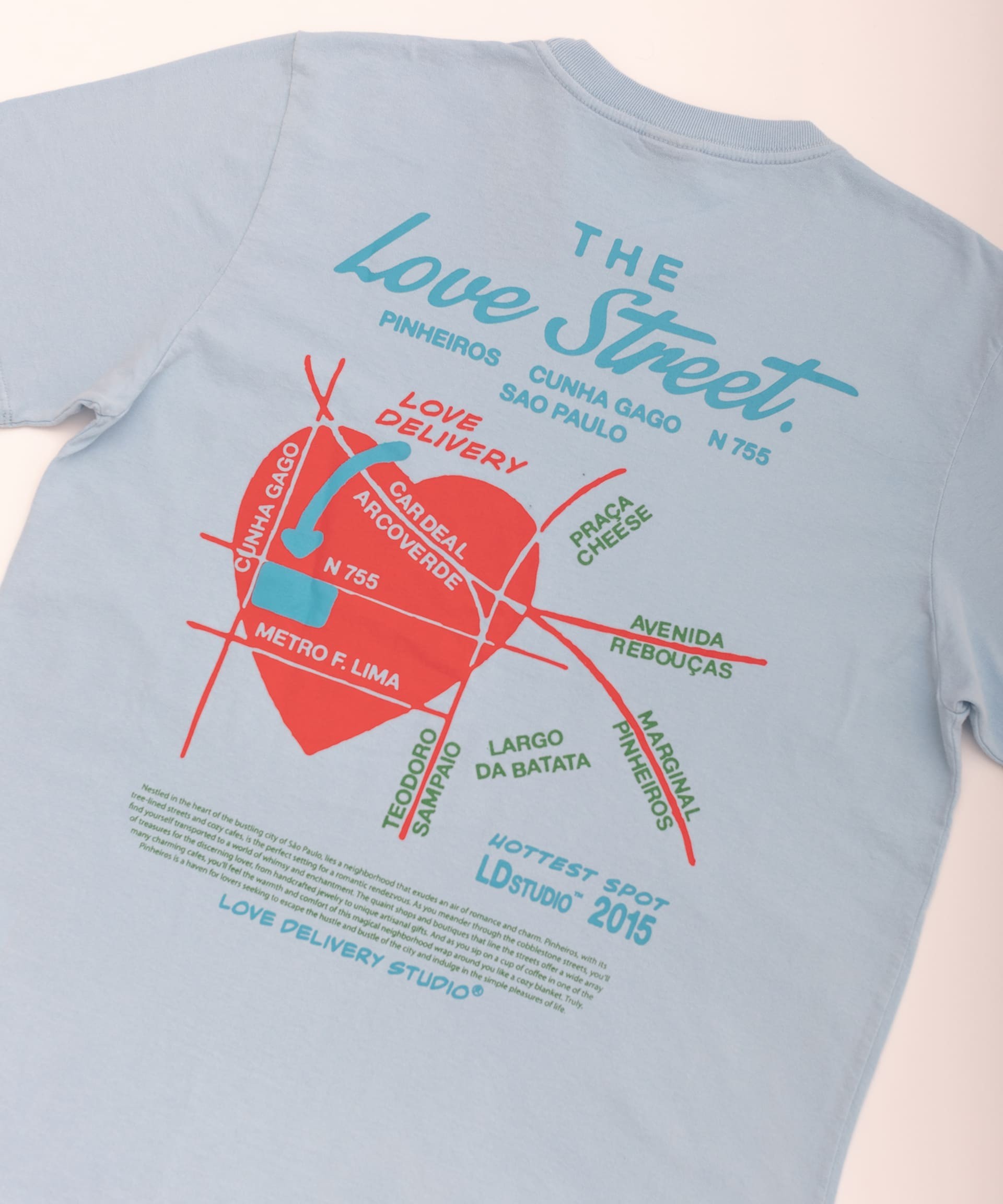 Camiseta Map of Love