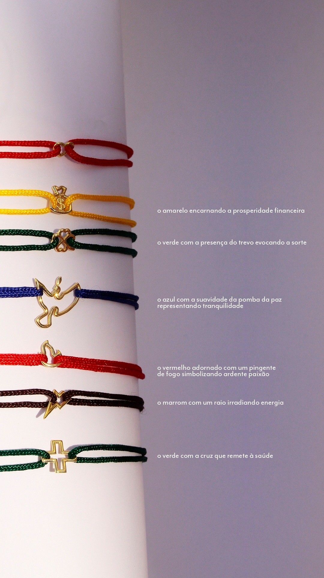 Pulseira Desejos Seda em Ouro 18K - The Zion