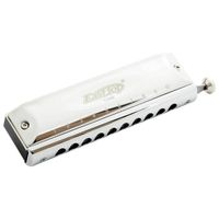 Foto do produto Gaita Cromática T10-40 Cromada 40 Vozes Com Case