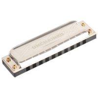 Foto do produto Gaita Diatônica Blues Unchained PRO60 Cromada 20 Vozes Com Case