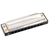 Foto do produto Gaita Diatônica Blues Toadstone PRO50 Cromada 20 Vozes Com Case