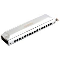 Foto do produto Gaita Cromática T16-64 Cromada 64 Vozes Com Case