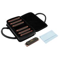 Foto do produto Kit 7 Gaitas Diatônicas T008K  20 Vozes Com Case