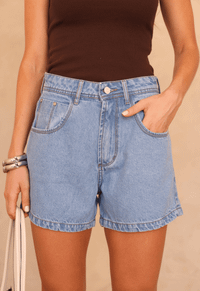 Foto do produto Short Mom Claro