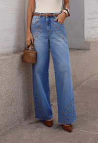 Foto do produto Calça Baggy Floral Line Médio