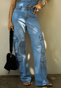 Foto do produto Calça Cargo Slim Médio