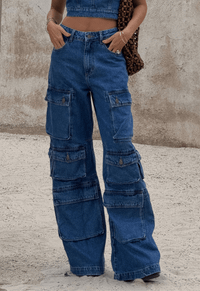 Foto do produto Calça Cargo Iconic Médio Nebulizado