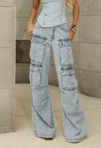 Foto do produto Calça Cargo Utility Marmorizado Claro