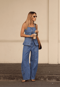 Foto do produto Calça Cargo Essential Ivory Médio