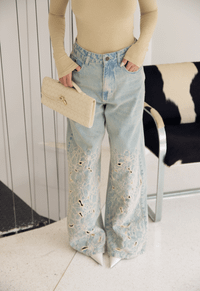 Foto do produto Calça Super Wide Leg Flore