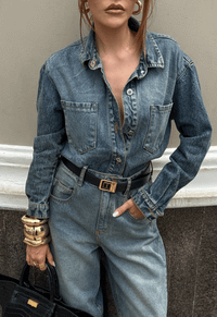 Foto do produto Camisa Ampla Bastille Claro Vintage