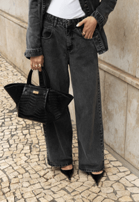 Foto do produto Calça Baggy Bastille Black Marmorizado