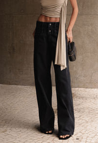 Foto do produto Calça Baggy Double Fit Black