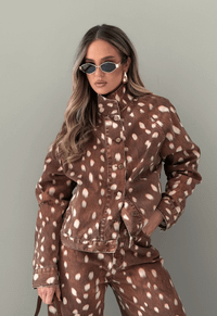 Foto do produto Jaqueta Ampla Bambi Print