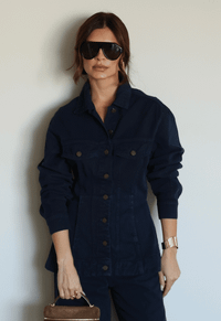 Foto do produto Jaqueta Acinturada Maison Bastille Deep Blue