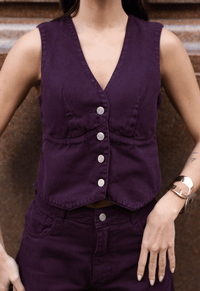 Foto do produto Top Recortes Cloud Dark Berry