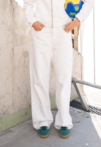 Foto do produto Calça Baggy Bastille Off White