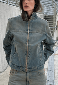 Foto do produto Jaqueta Ziper Bastille Dirty Wash Vintage