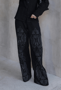 Foto do produto Calça New Baggy Bordado Midnight Black
