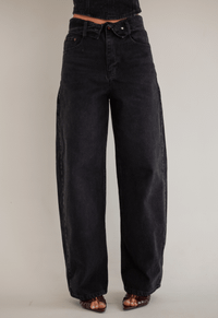 Foto do produto Calça Baggy Overlap Black Estonado