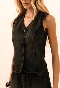 Foto do produto Colete Sierra Dirty Wash Black