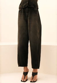 Foto do produto Calça Balloon Dirty Wash Black