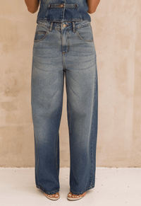Foto do produto Calça Baggy Bastille Dirty Wash