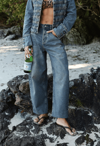 Foto do produto Calça Barrel Clair Dirty Wash