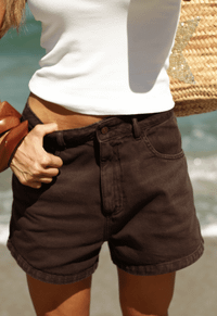Foto do produto Short Baggy Bastille Marrom Estonado