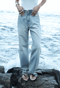 Foto do produto Calça Reta Dakota Dirty Wash Claro