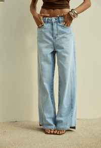 Foto do produto Calça Baggy Side Claro