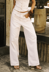 Foto do produto Calça Baggy Bastille Rosa Suave