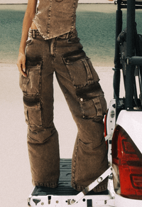 Foto do produto Calça Cargo Utility Dust Brown