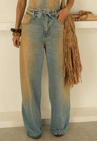 Foto do produto Calça Baggy Overlap Dune Wash