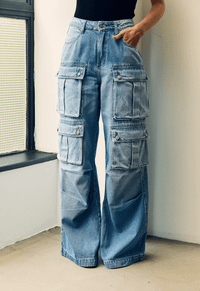Foto do produto Calça Cargo Utility Médio Vintage