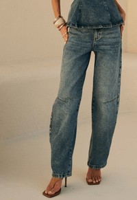 Foto do produto Calça Balloon Serena Dirty Wash