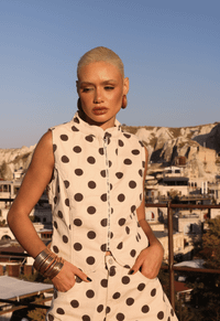 Foto do produto Colete Zíper City Dots