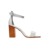 Foto do produto Sandália Carrano Clássica Salto Bloco Médio Off White - 762001C